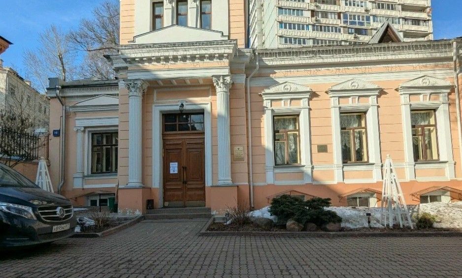фасад дома, здание по адресу г Москва, Гороховский пер, д 19